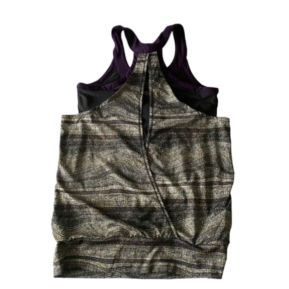 MPG Athletic Workout Yoga Top with Built-in Bra Size 10 - Picture 6 of 11